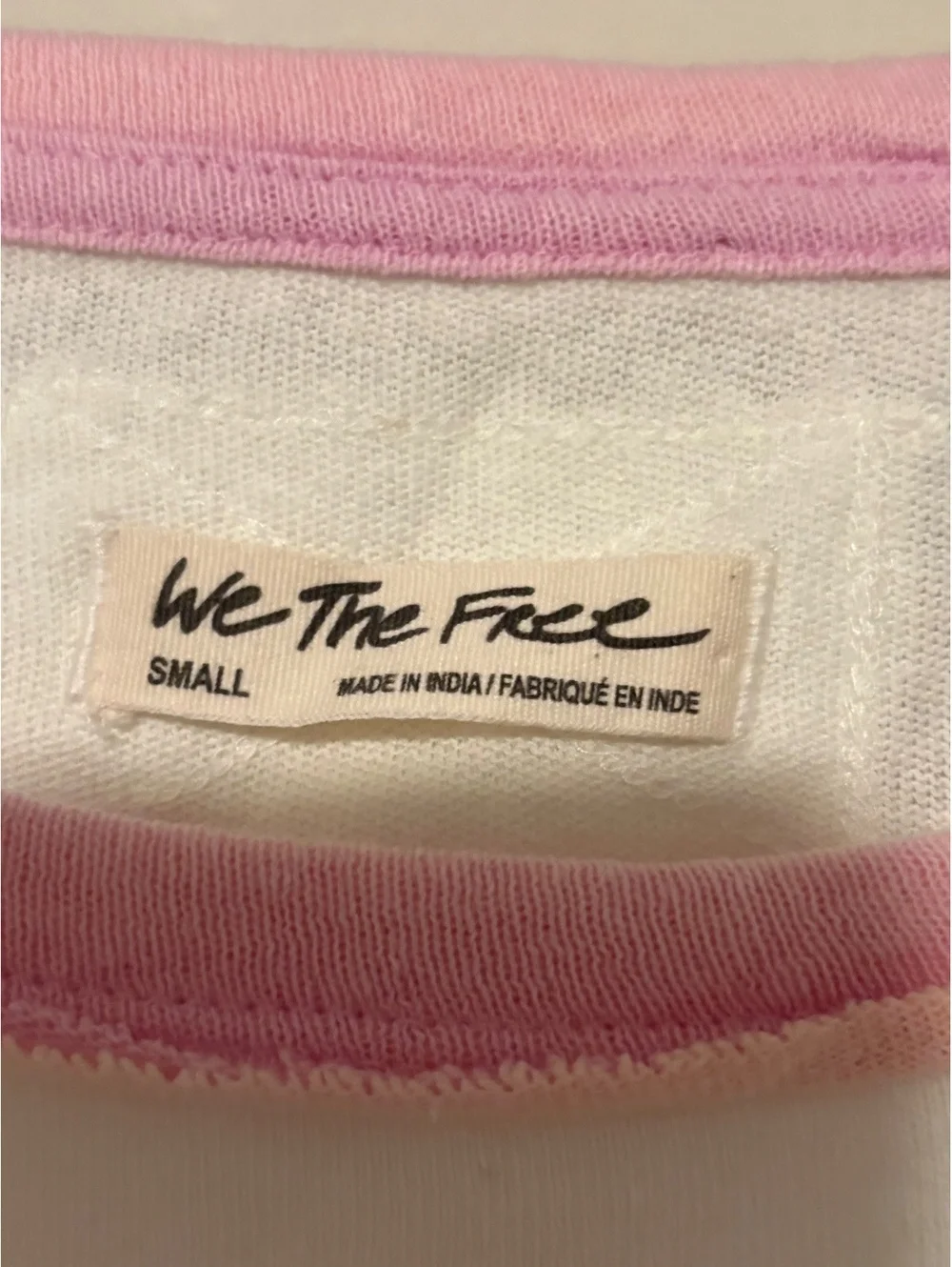 Free People We The Free You're A Star Heart Patch Tee Small Slouchy Raw Hem